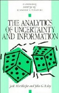 Enlarge image Cover: The Analytics of Uncertainty and Information - Cambridge University Press