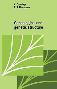 Enlarge image Cover: Genealogical Genetic Structure - Cambridge University Press