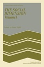Cover: The Social Dimension: Volume 1 - Cambridge University Press
