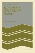 Cover: The Social Dimension: Volume 1 - Cambridge University Press