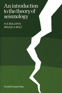 Enlarge image Cover: An Introduction to the Theory of Seismology - Cambridge University Press