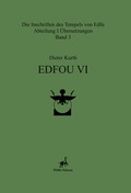 Cover: Edfou VI - PeWe-Verlag