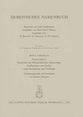 Cover: Demotisches Namenbuch - Dr Ludwig Reichert Verlag