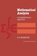 Cover: Mathematical Analysis - Cambridge University Press
