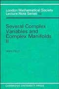 Cover: Several Complex Variables and Complex Manifolds II - Cambridge University Press