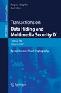 Cover: Transactions on Data Hiding and Multimedia Security IX - Springer