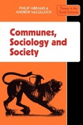 Cover: Communes, Sociology and Society - Cambridge University Press