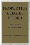 Cover: Propertius: Elegies - Cambridge University Press