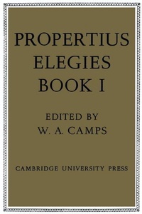 Enlarge image Cover: Propertius: Elegies - Cambridge University Press