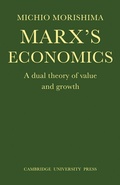 Cover: Marx's Economics - Cambridge University Press