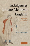 Cover: Indulgences in Late Medieval England - Cambridge University Press