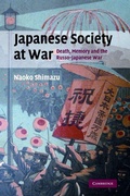 Cover: Japanese Society at War - Cambridge University Press