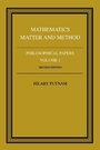 Cover: Philosophical Papers: Volume 1, Mathematics, Matter and Method - Cambridge University Press