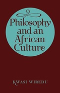 Cover: Philosophy and an African Culture - Cambridge University Press