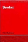 Cover: Syntax - Cambridge University Press