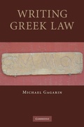 Cover: Writing Greek Law - Cambridge University Press