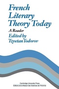 Cover: French Literary Theory Today - Cambridge University Press
