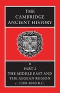 Cover: The Cambridge Ancient History: Volume 2, Part 2, The Middle East and the Aegean Region c.1380-1000 BC - Cambridge University Press