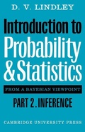 Cover: Introduction to Probability and Statistics from a Bayesian Viewpoint, Part 2, Inference - Cambridge University Press