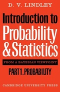 Cover: Introduction to Probability and Statistics from a Bayesian Viewpoint, Part 1, Probability - Cambridge University Press