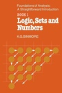 Cover: The Foundations of Analysis: A Straightforward Introduction - Cambridge University Press
