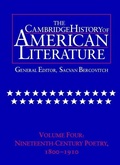 Cover: The Cambridge History of American Literature: Volume 4, Nineteenth-Century Poetry 1800-1910 - Cambridge University Press