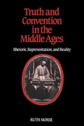 Cover: Truth and Convention in the Middle Ages - Cambridge University Press