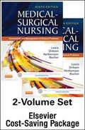 Cover: Medical-Surgical Nursing - Two-Volume Text and Elsevier Adaptive Quizzing Package - Elsevier