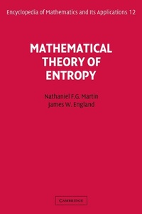 Abbildung von: Mathematical Theory of Entropy - Cambridge University Press