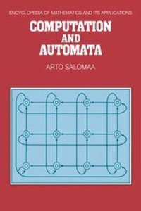 Enlarge image Cover: Computation and Automata - Cambridge University Press