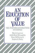 Cover: An Education of Value - Cambridge University Press