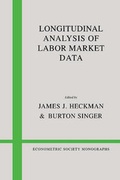 Cover: Longitudinal Analysis of Labor Market Data - Cambridge University Press