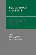 Cover: Essays in Honor of Kenneth J. Arrow: Volume 2, Equilibrium Analysis - Cambridge University Press