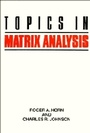 Cover: Topics in Matrix Analysis - Cambridge University Press