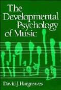 Cover: The Developmental Psychology of Music - Cambridge University Press