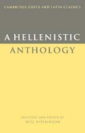 Cover: A Hellenistic Anthology - Cambridge University Press