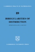 Cover: Irregularities of Distribution - Cambridge University Press