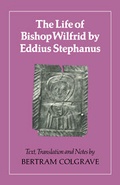 Cover: The Life of Bishop Wilfrid - Cambridge University Press