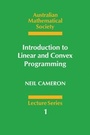 Cover: Introduction to Linear and Convex Programming - Cambridge University Press