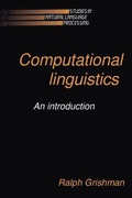 Cover: Computational Linguistics - Cambridge University Press