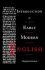 Cover: Introduction to Early Modern English - Cambridge University Press