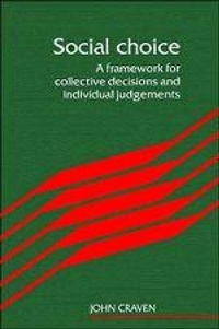 Enlarge image Cover: Social Choice - Cambridge University Press