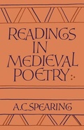Cover: Readings in Medieval Poetry - Cambridge University Press