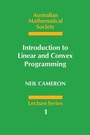 Cover: Introduction to Linear and Convex Programming - Cambridge University Press