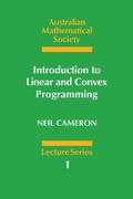 Cover: Introduction to Linear and Convex Programming - Cambridge University Press
