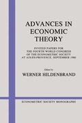 Cover: Advances in Economic Theory - Cambridge University Press
