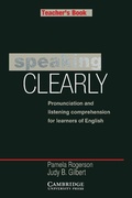 Cover: Speaking Clearly Teacher's book - Cambridge University Press
