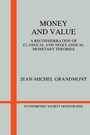 Cover: Money and Value - Cambridge University Press