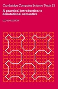 Cover: A Practical Introduction to Denotational Semantics - Cambridge University Press