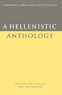 Enlarge image Cover: A Hellenistic Anthology - Cambridge University Press